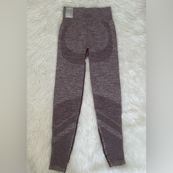 NWT PINK VS SEAMLESS HIGH WAIST FULL LENGHT WORKOUT LEGGINGS - Picture 4 of 7